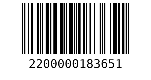 Штрихкод 2200000183651