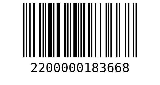 Штрихкод 2200000183668