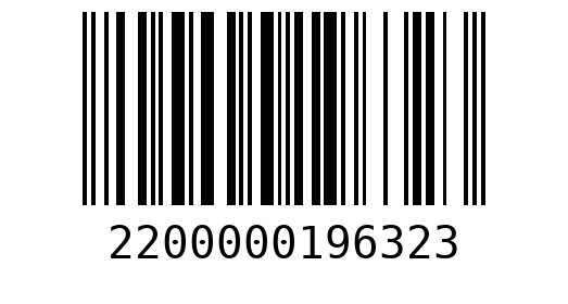 Штрихкод 2200000196323