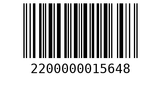 Штрихкод 2200000015648