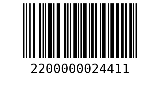 Штрихкод 2200000024411