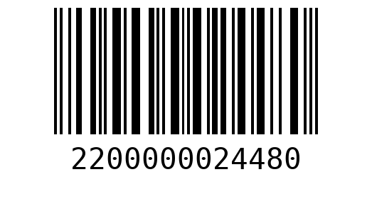 Штрихкод 2200000024480