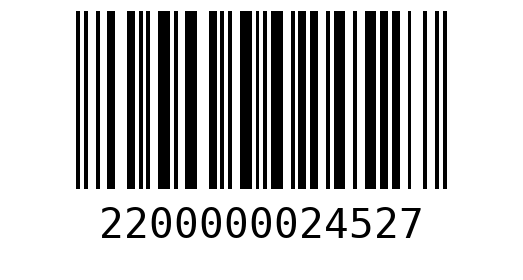 Штрихкод 2200000024527