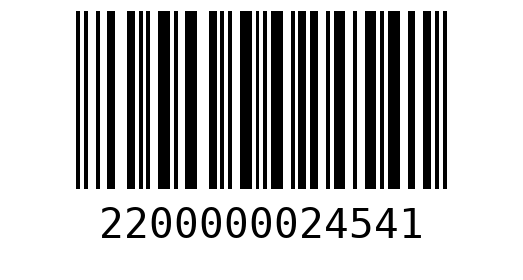 Штрихкод 2200000024541