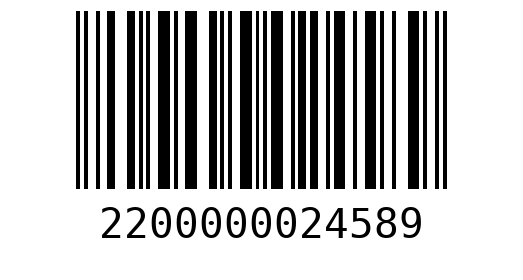 Штрихкод 2200000024589