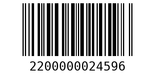 Штрихкод 2200000024596