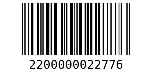 Штрихкод 2200000022776