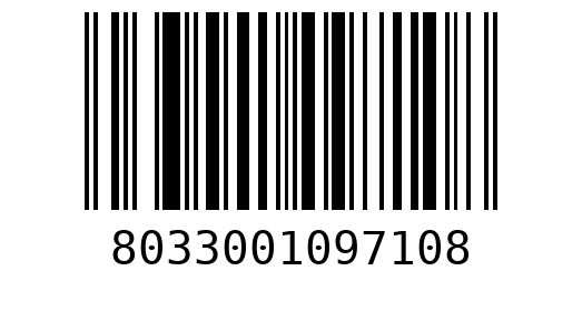 Штрихкод 8033001097108