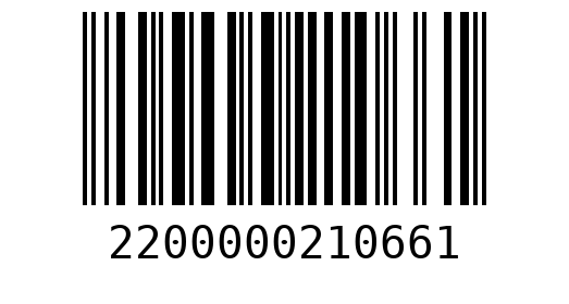 Штрихкод 2200000210661