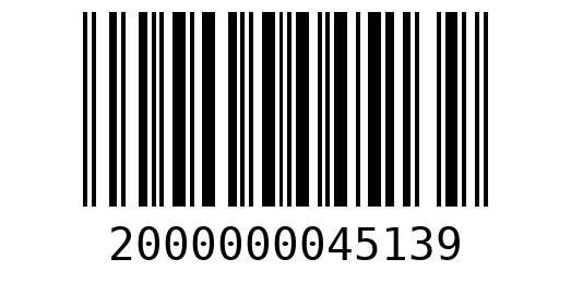 Штрихкод 2000000045139