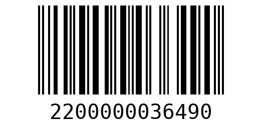 Штрихкод 2200000036490