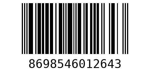 Штрихкод 8698546012643
