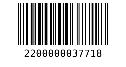 Штрихкод 2200000037718