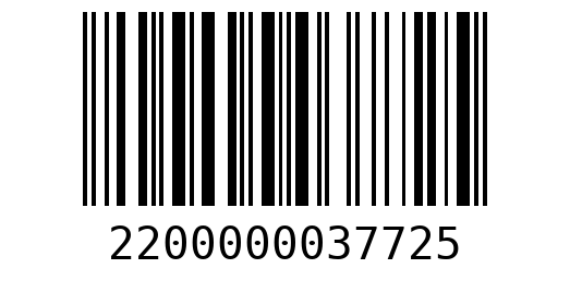 Штрихкод 2200000037725