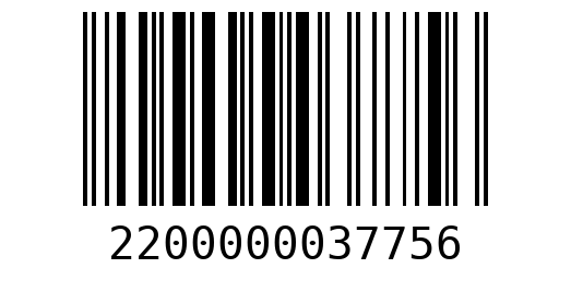 Штрихкод 2200000037756