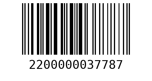 Штрихкод 2200000037787