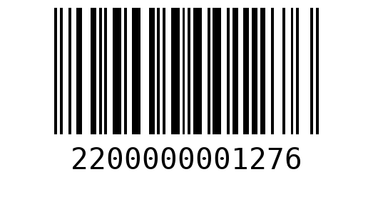 Штрихкод 2200000001276