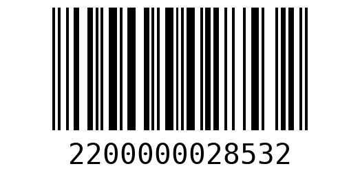 Штрихкод 2200000028532