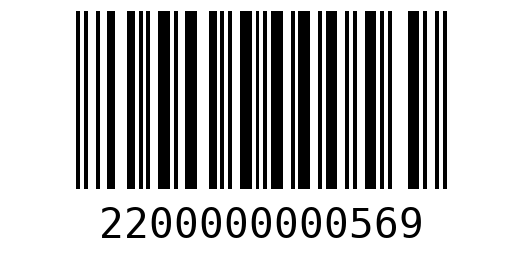 Штрихкод 2200000000569