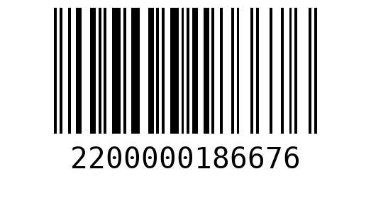 Штрихкод 2200000186676