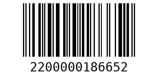 Штрихкод 2200000186652