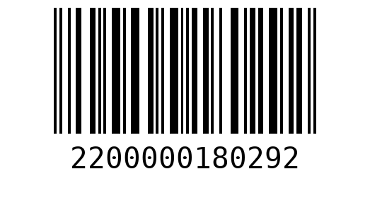 Штрихкод 2200000180292