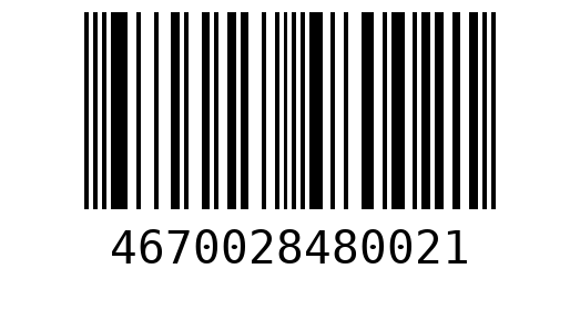 Штрихкод 4670028480021