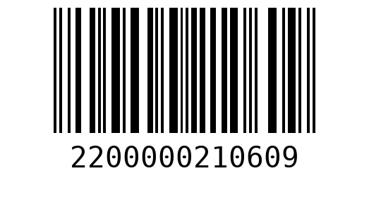 Штрихкод 2200000210609
