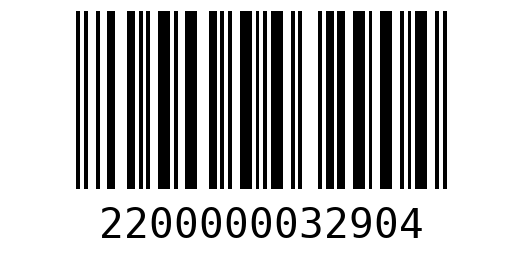 Штрихкод 2200000032904