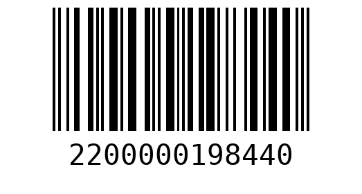 Штрихкод 2200000198440