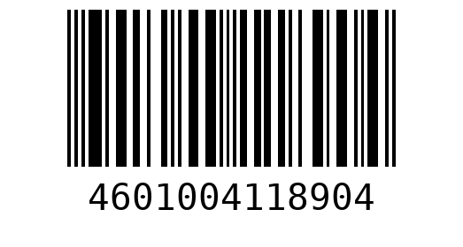 Штрихкод 4601004118904