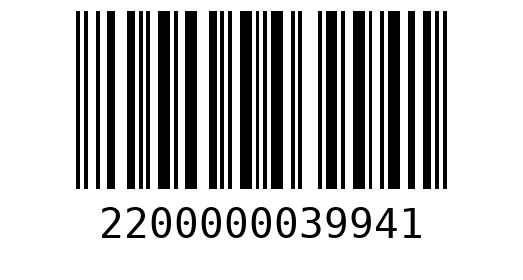 Штрихкод 2200000039941