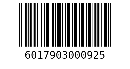 Штрихкод 6017903000925