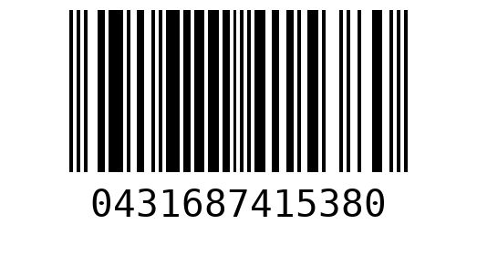 Штрихкод 043168741538