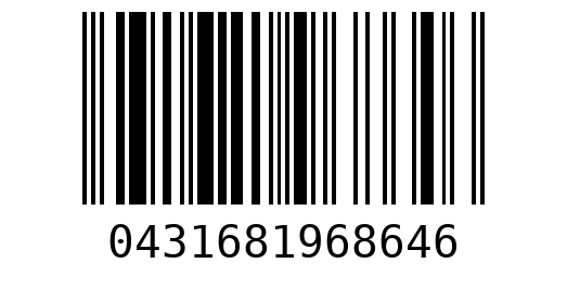 Штрихкод 043168196864
