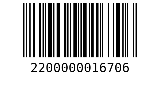 Штрихкод 2200000016706