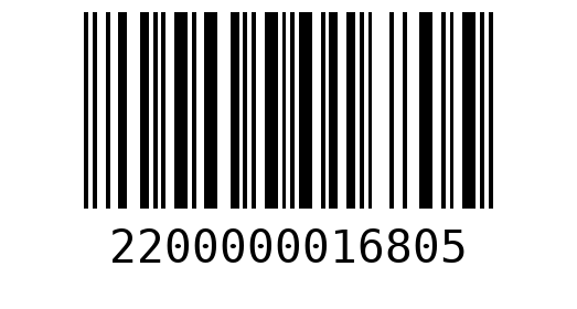 Штрихкод 2200000016805