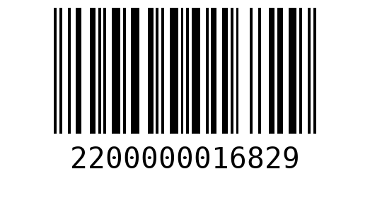 Штрихкод 2200000016829
