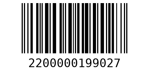 Штрихкод 2200000199027
