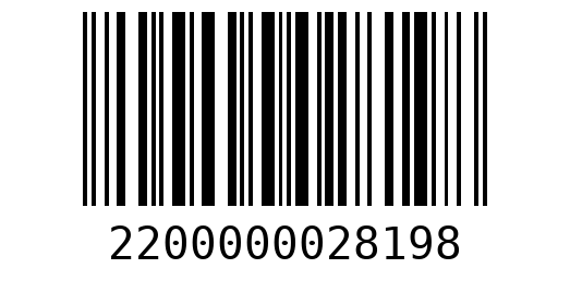 Штрихкод 2200000028198