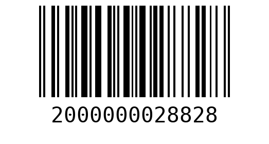 Штрихкод 2000000028828
