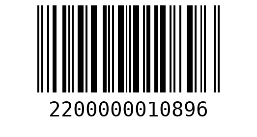 Штрихкод 2200000010896