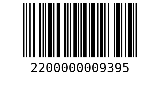Штрихкод 2200000009395