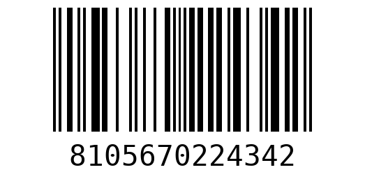 Штрихкод 810567022434