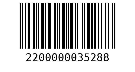 Штрихкод 2200000035288