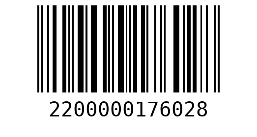 Штрихкод 2200000176028