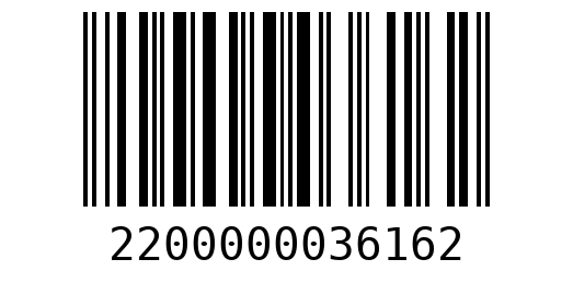 Штрихкод 2200000036162