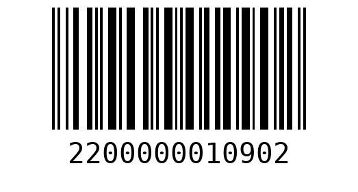 Штрихкод 2200000010902