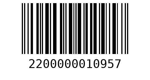 Штрихкод 2200000010957