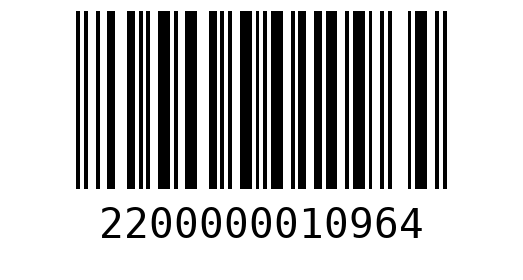 Штрихкод 2200000010964